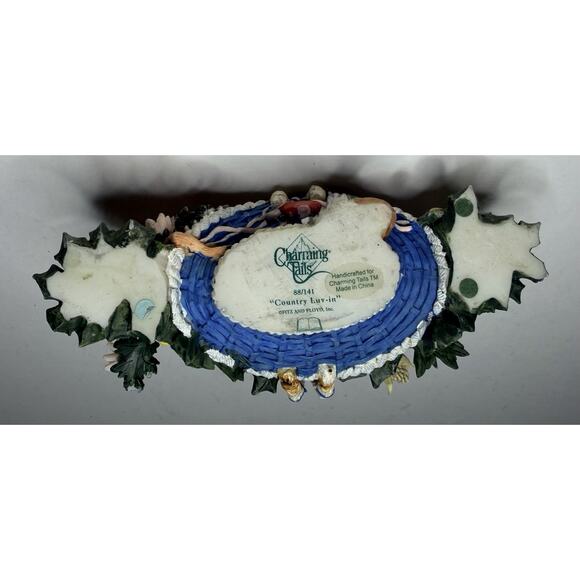 Rare Charming Tails Country Luv-In 88/141 Fitz & Floyd Mice Figurine Read Desc. - Picture 6 of 10